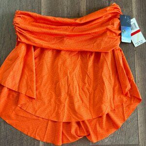 NWOT Hurley Skirt Coverup Swim Bathing Suit Orange XS/S